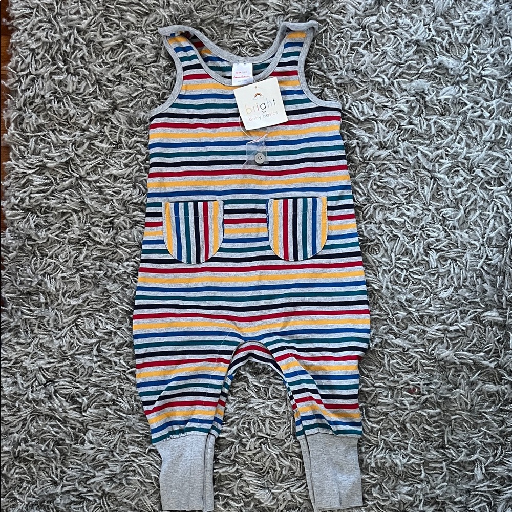 Hanna Andersson Striped Kids One Piece - Multicolor